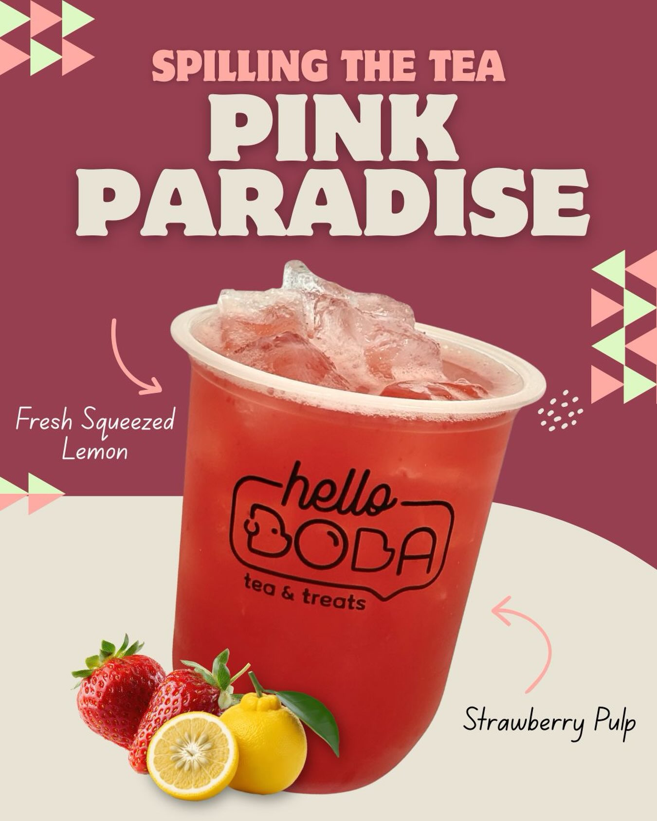 Hello Boba drink special